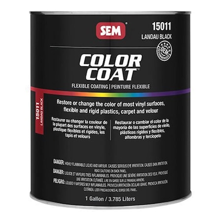 Sem COLOR COAT - Landau Black, Gallon 15011